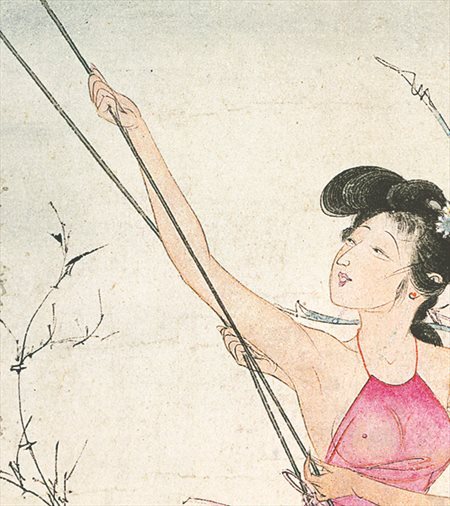 平阳-胡也佛的仕女画和最知名的金瓶梅秘戏图